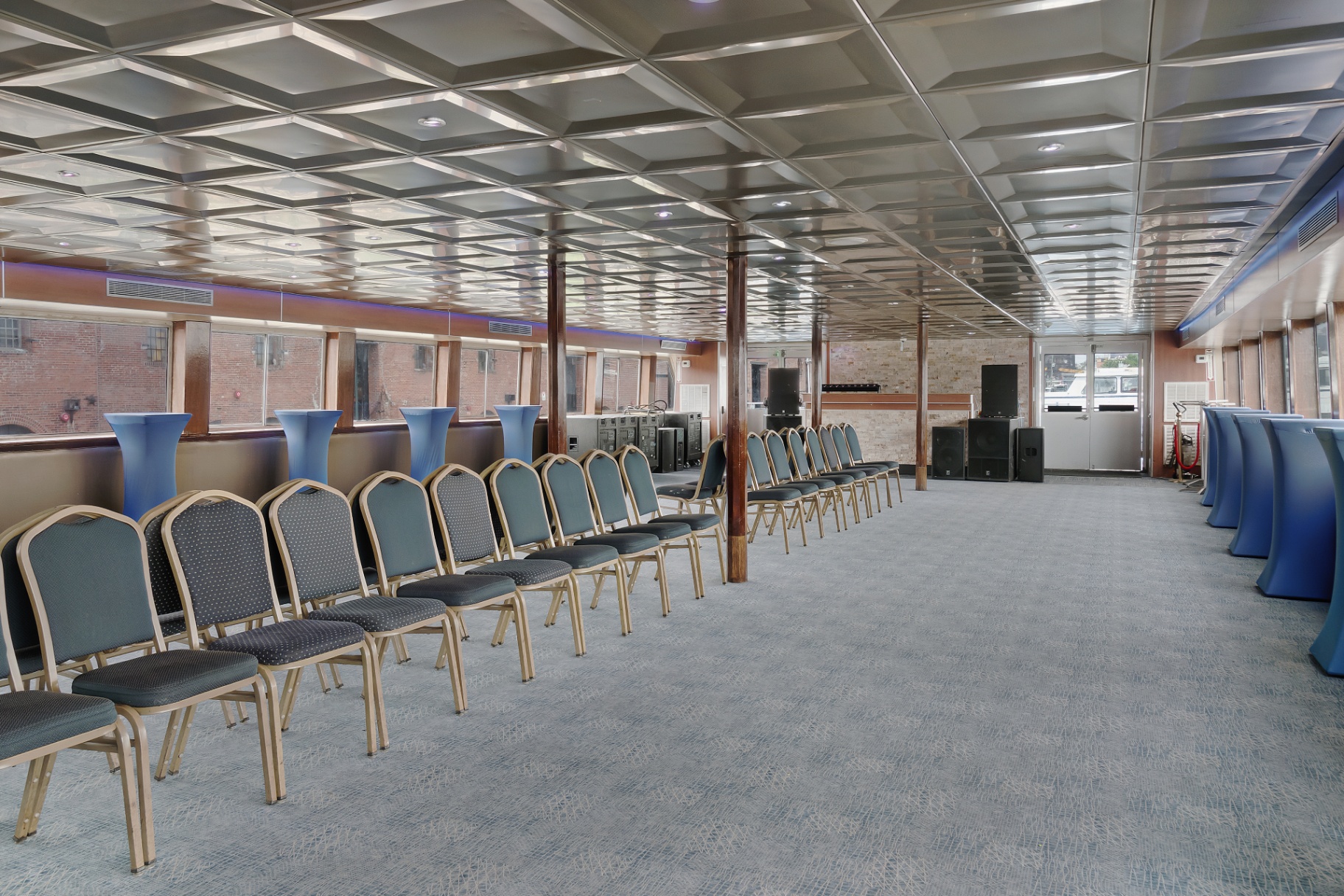Star of the Hudson interior with bar and dance floor