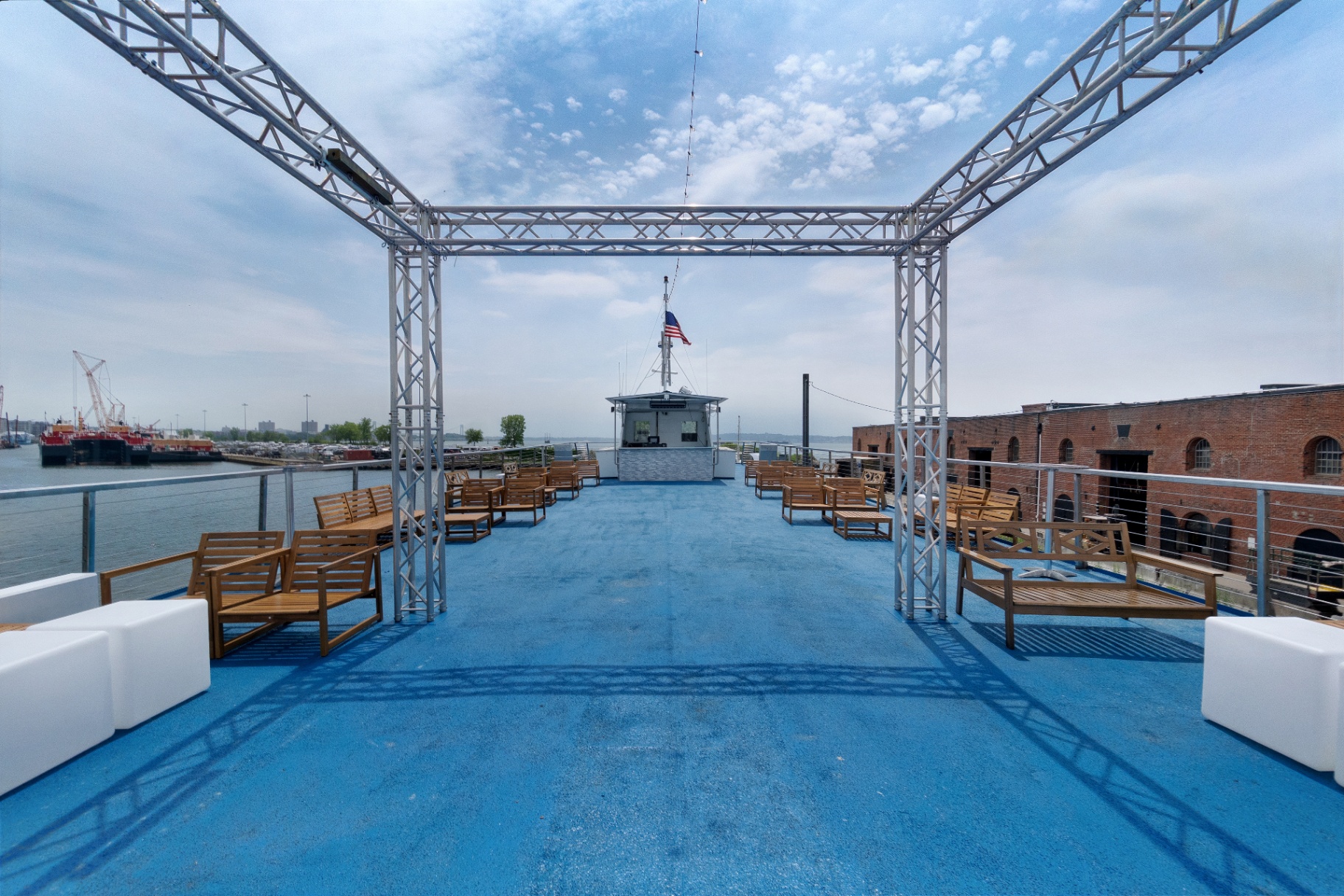 Star of the Hudson rooftop dance floor